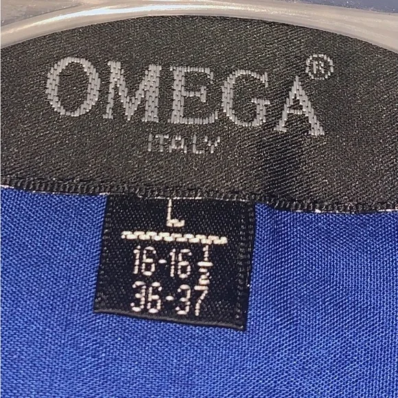 Royal blue, men’s dress shirt, size large - Picture 2 of 2